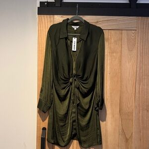 Steve Madden NWT. Olive Green Women's dress.